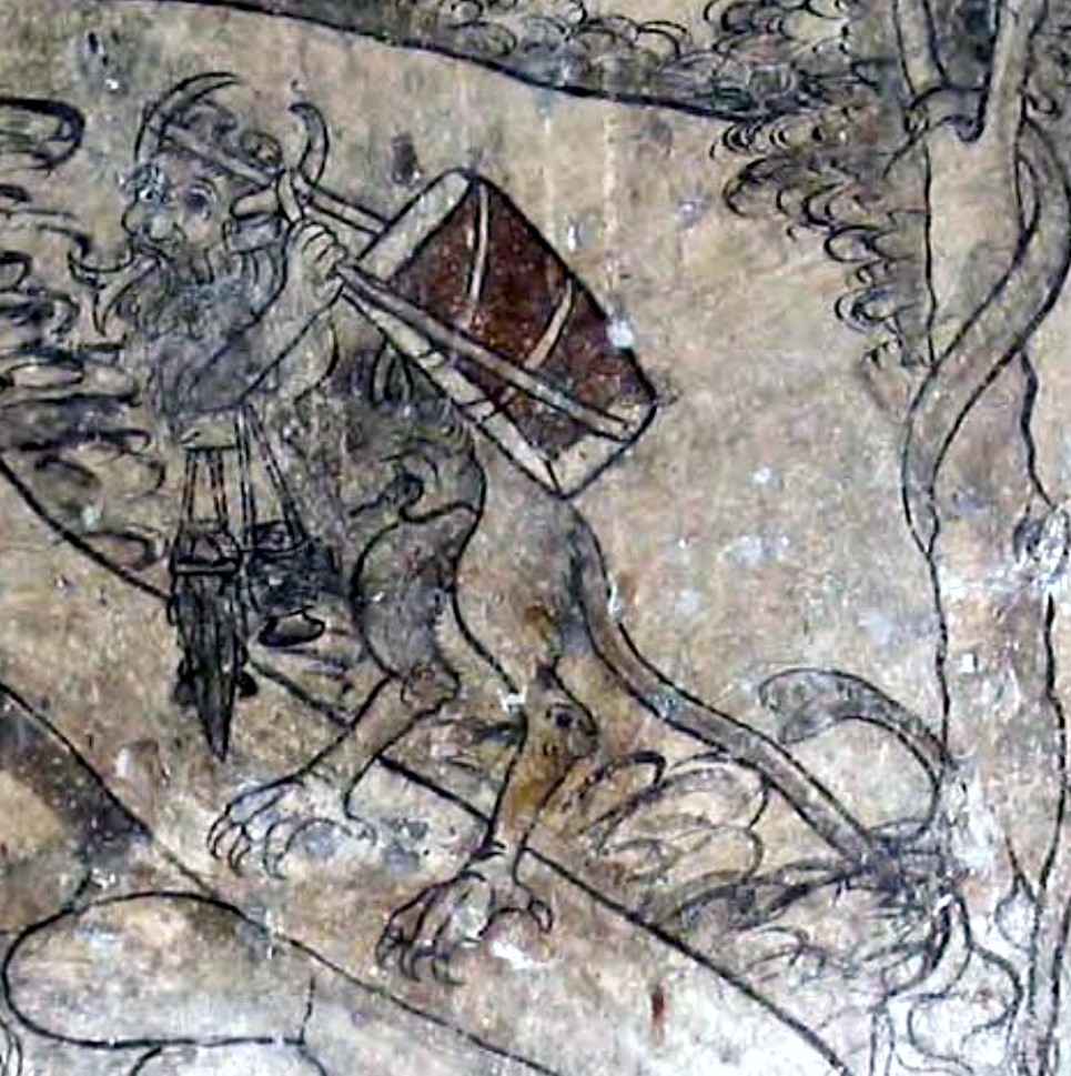 El demonio apareciéndose a San Agustín
